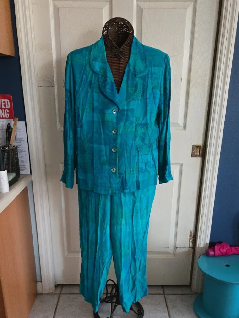Carole Little vibrant teal